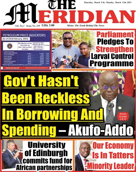 Newspaper Headlines Thursday March 9 2023 Prime News Ghana