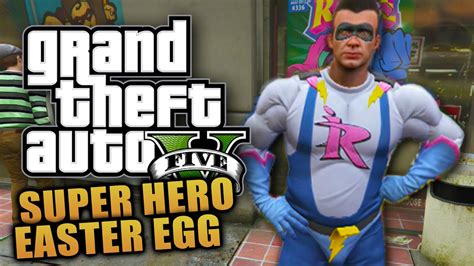 Gta 5 The Brown Streak Super Hero Easter Egg Gta 5 Super Heroes