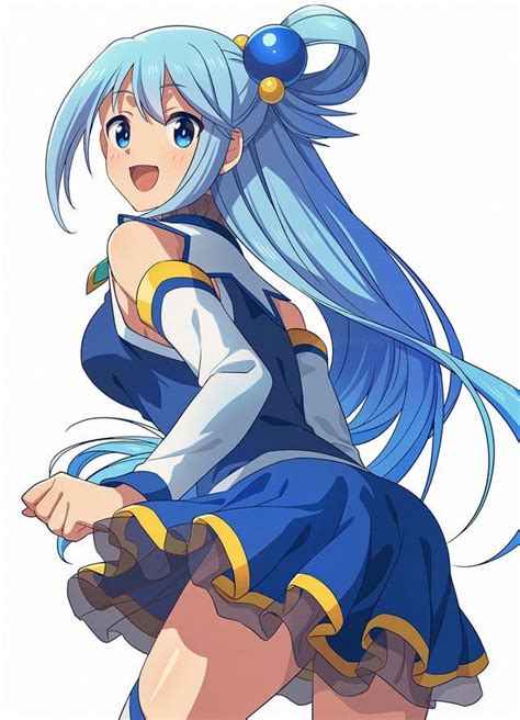 Aqua Fanart Konosuba En Personajes De Anime Personajes De