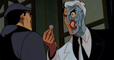Batman The Animated Series Fans Cant Get Over Two Face Credit Card Detail