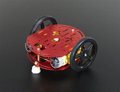 New Product Mini Round Robot Chassis Kit 2wd With Dc Motors