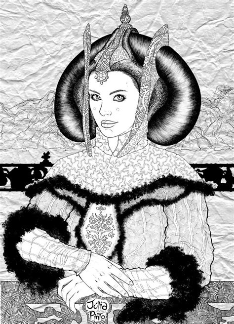Padme Amidala Coloring Pages Download And Print For Free