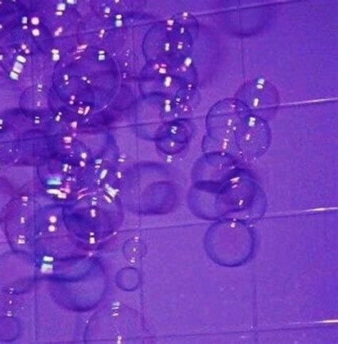 Purple Bubbles Aesthetic