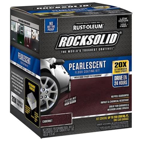 Rust-Oleum RockSolid 2-Part Cabernet High-Gloss Garage ...