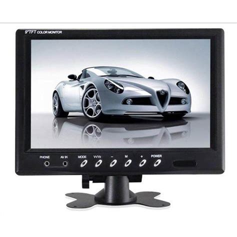 ราคา Lb 9 Inch Tft Lcd Monitor 800×480 Ntscpal Headrest Mount Frame