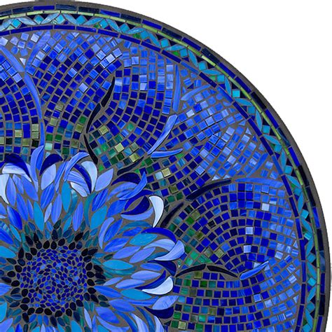 Bella Bloom Mosaic Table Tops Neille Olson Mosaics Iron Accents