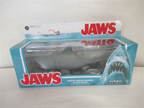 Jaws Great White Shark Action Figure 10 Reaction Funko Super7 Nib Zq