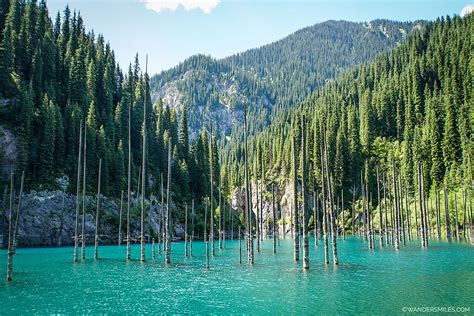 Spectacular Sunken Forest Of Lake Kaindy Kazakhstan Wanders Miles