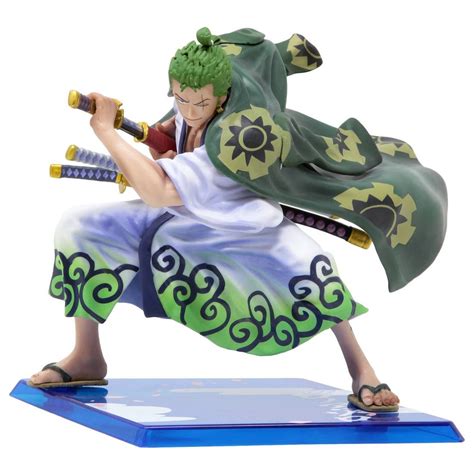 Bandai Figuarts Zero One Piece Roronoa Zoro Zorojuro Figure Green