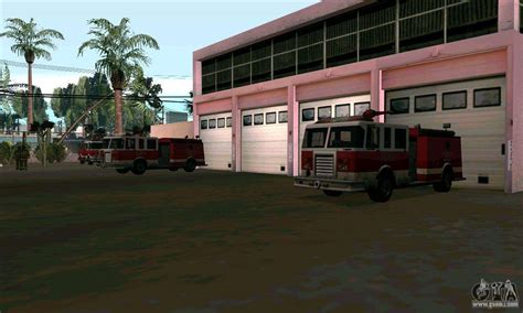 Realistic Fire Station In Las Venturas For Gta San Andreas