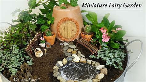 Cute Miniature Fairy Garden Tutorial Youtube