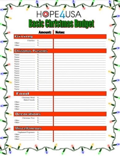 Life is too short to fail partying hard. 10+ Christmas Budget Templates - PDF | Free & Premium Templates