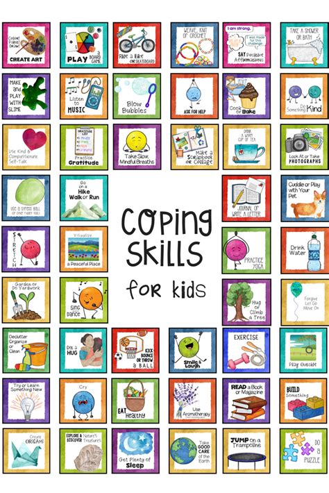 Printable Coping Skills Cards Pdf Printable Word Searches