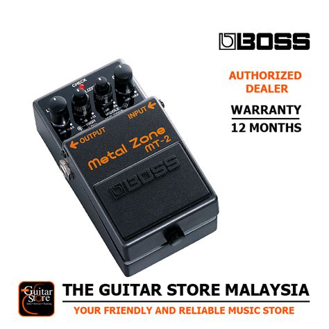 Boss Mt 2 Metal Zone Distortion The Guitar Store