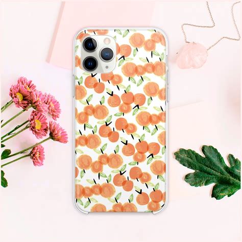 Peaches Case Iphone 11 Pro Max Phone Case Fruits Iphone 11 Pro Etsy