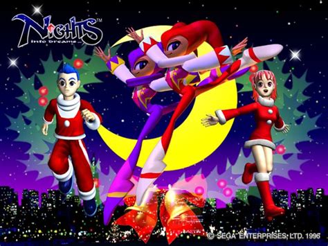 Christmas Nights Into Dreams 1996 Promotional Art Mobygames