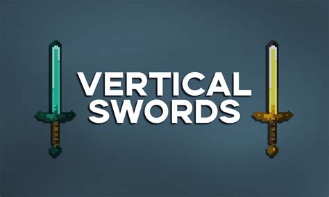 vertical swords pack minecraft texture pack