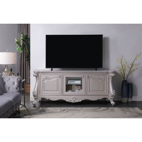 Acme Furniture Bently 91663 Traditional 3 Door Tv Stand Dream Home