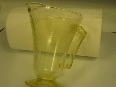 Florentine Poppy Depression Glass Pitcher Antique Price Guide
