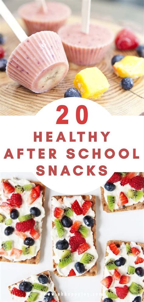 20 Healthy After Schoo Or Anytime L Snack Ideas For Kids Super Healthy