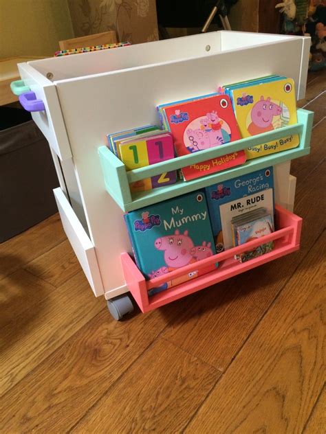 Bekvam Meets Oltedal For Mobile Kids Book Storage Ikea Hackers