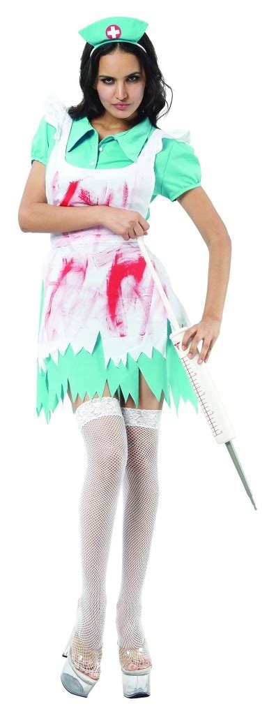 Déguisement infirmière Halloween Robe infirmière zombie