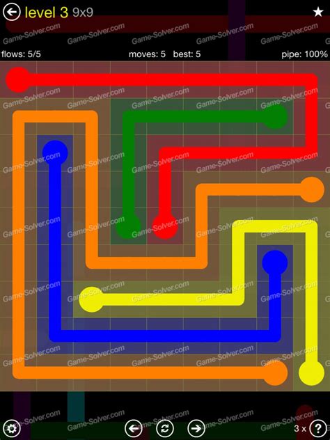 Flow Extreme Pack 2 9x9 Level 3 Game Solver