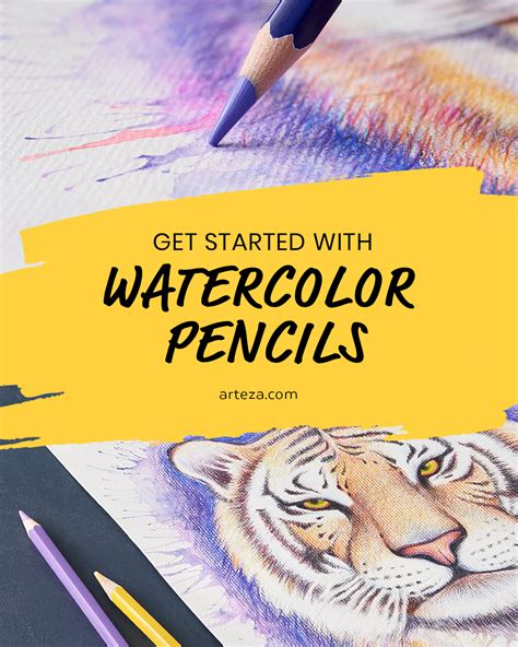 Learn How To Use Watercolor Pencils Watercolor Pencil Art Watercolor