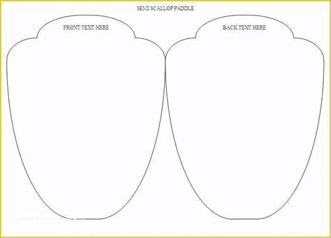 Free Printable Paddle Fan Template