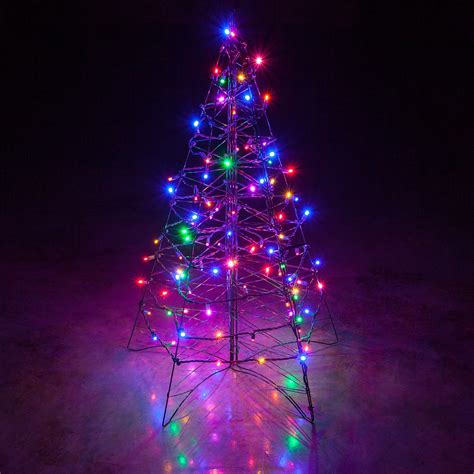 Lighted Multicolor Led Outdoor Christmas Tree Wintergreen Corporation