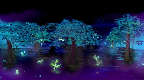 A Bioluminescent Forest On Taln By Eburacum45 On Deviantart