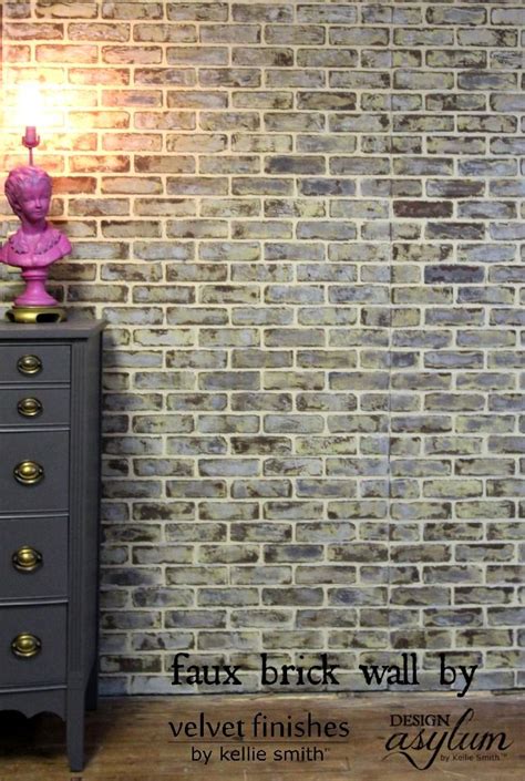 Diy Making Faux Brick Walls Look Old Design Asylum Blog By Kellie