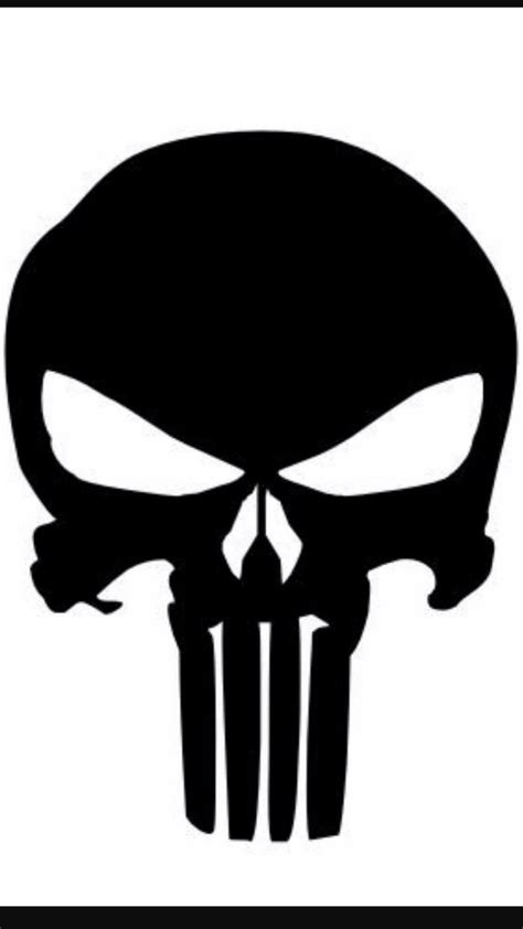 Pin By Aliwishus On Skulls And Flags Skull Sticker Skull Stencil Punisher