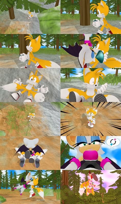 Mmd Comic Tails Trades An Emerald By Jasalad On Deviantart Rouge