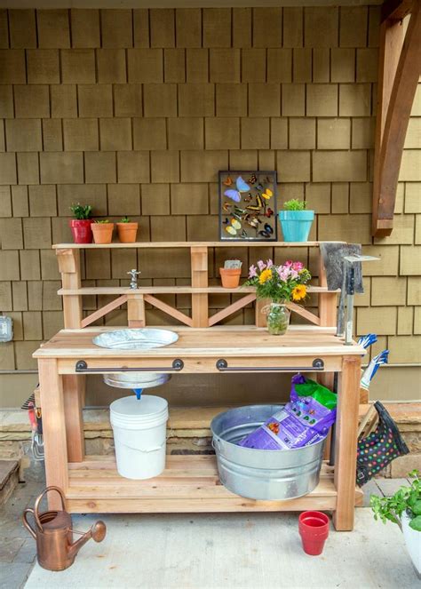 Maybe you would like to learn more about one of these? How to Make a Gardener's Potting Bench | Diy toy storage ...