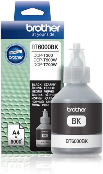 Brother Genuine Bt6000bk Black Ink Bottle 1080ml