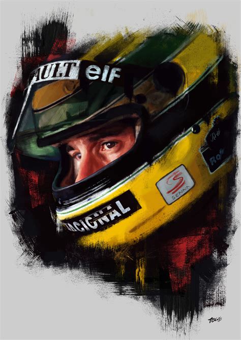 Tomgriffiths Ayrton Senna Ayrton Grand Prix Art