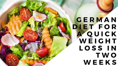 How To Follow The German Diet For A Quick Weight Loss In Two Weeks