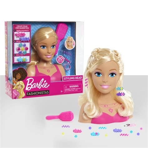 Barbie Fashionistas Styling Head Blonde Hair Doll