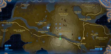 The Legend Of Zelda Breath Of The Wild Detailed Map Images Reveals