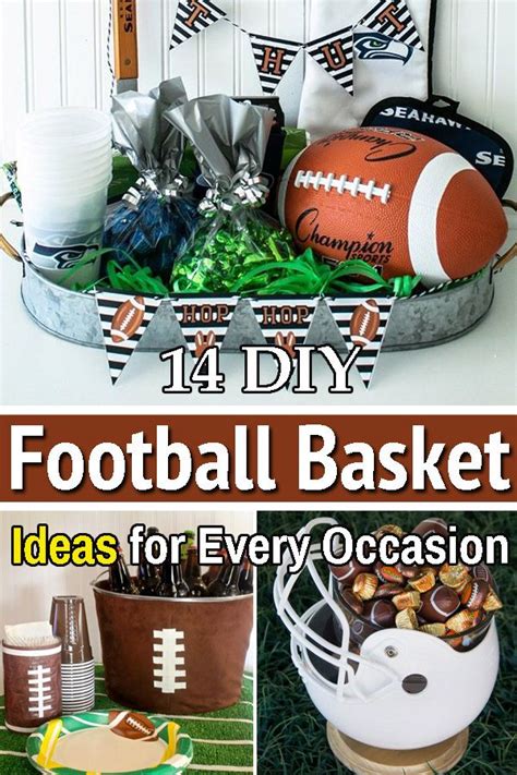 We Bet You Cant Find Better Diy Football Basket Ideas Then These For