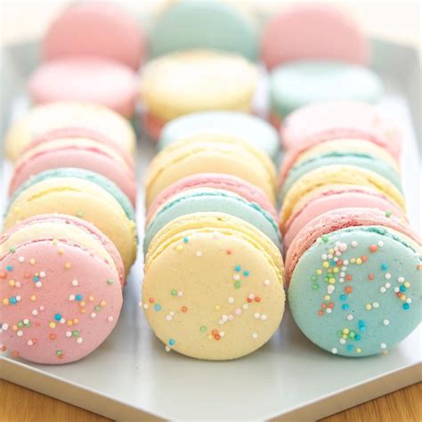 pastel macarons by cupcake jemma pastel desserts cute desserts rainbow food
