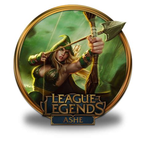 Ashe Sherwood Icon League Of Legends Gold Border Iconset
