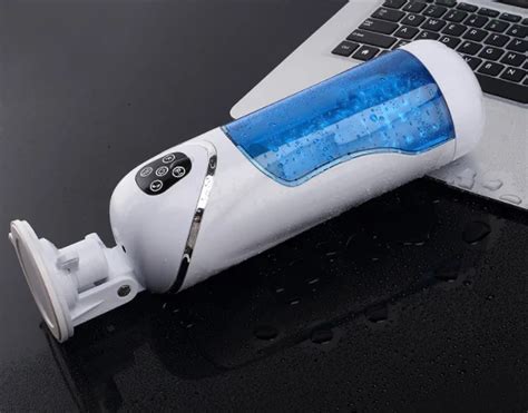 Simulated Vaginal Masturbator With Suction Cup Automatic Telescopic Vocal Male Electric
