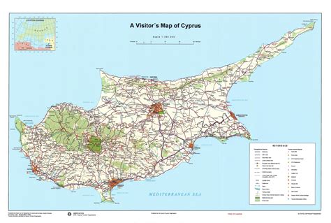 Karten Von Zypern Karten Von Zypern Zum Herunterladen Und Drucken