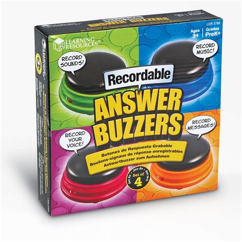 We have created a series of tools, tips, and trainings to help you encourage your child's success with zearn math. Recordable Answer Buzzers, Set Of 4 by Learning Resources ...