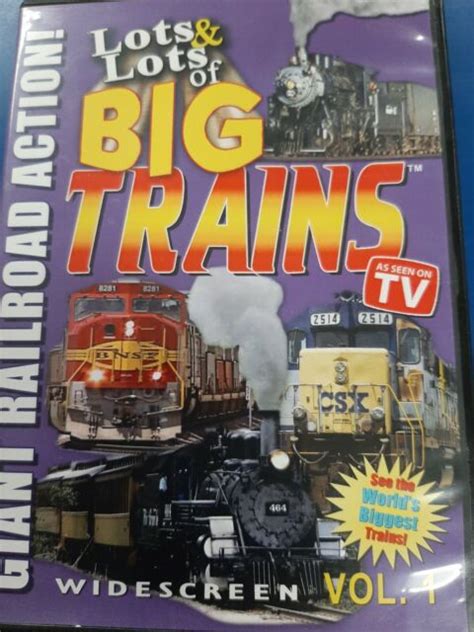 Lots And Lots Of Big Trains Vol 1 Dvd As Seen On T V Euc Ebay