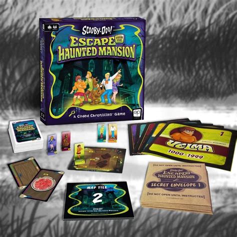 Scooby Doo Board Game Escape From The Haunted Mansion A Coded