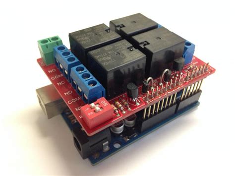 Arduino Relay Shield Kit 12v Nightfire Electronics Llc