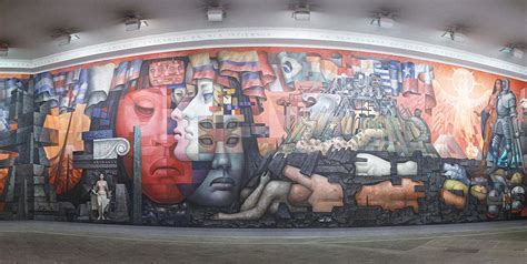 Mural Presencia De América Latina Forma Parte Del Proceso Transformador